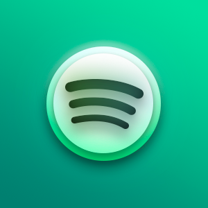 Glass theme icon Spotify